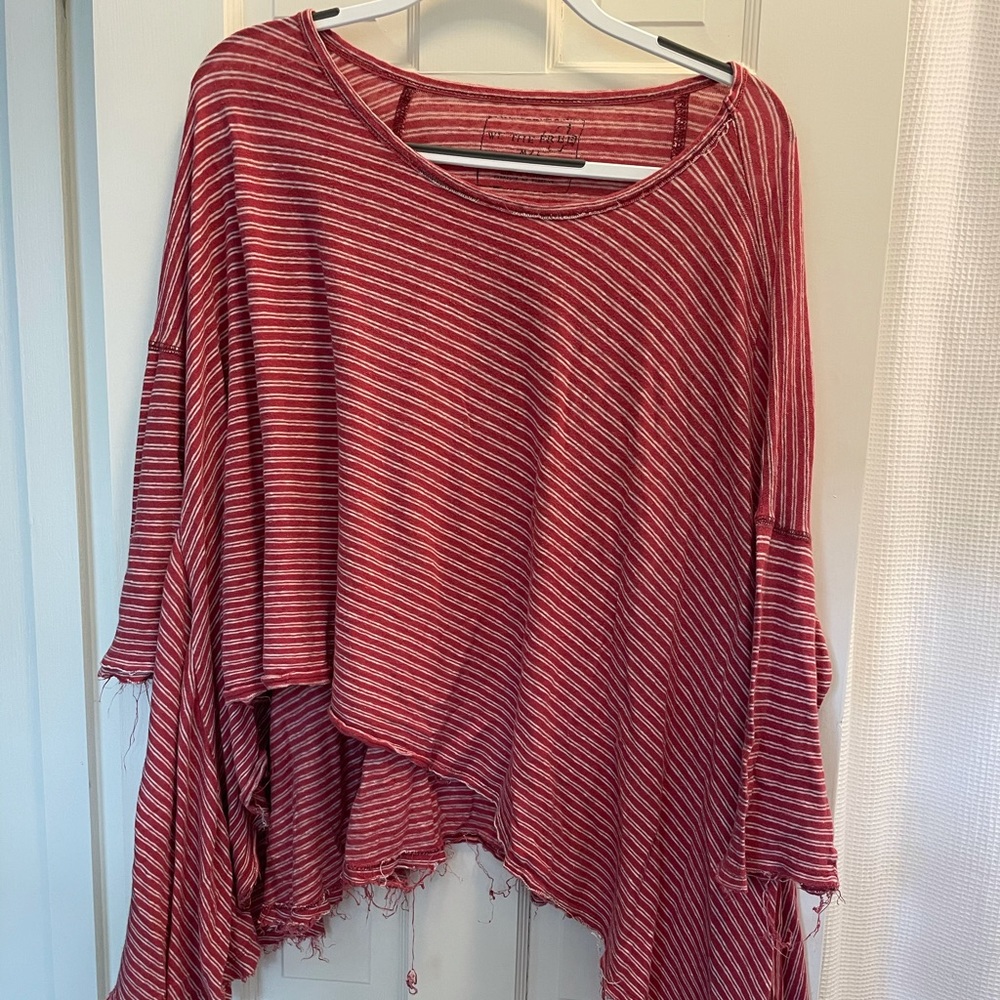 Free People Size M/L 3 quarter sleeve shirt
